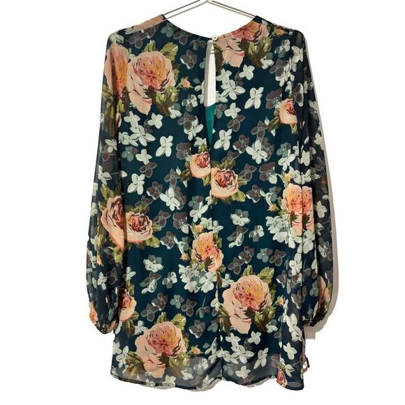 Show Me Your Mumu‎ Donna Michelle Tunic Dress V Neck Multicolor XSmall Floral - Picture 5 of 10